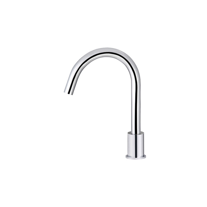 POLISHED CHROME ROUND HOB MOUNTED SWIVEL SPOUT
