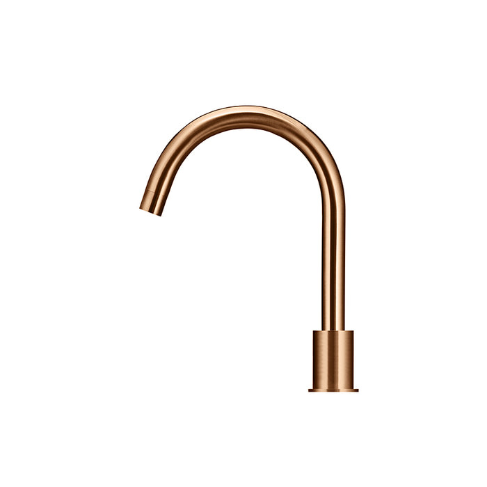 LUSTRE BRONZE ROUND HOB MOUNTED SWIVEL SPOUT