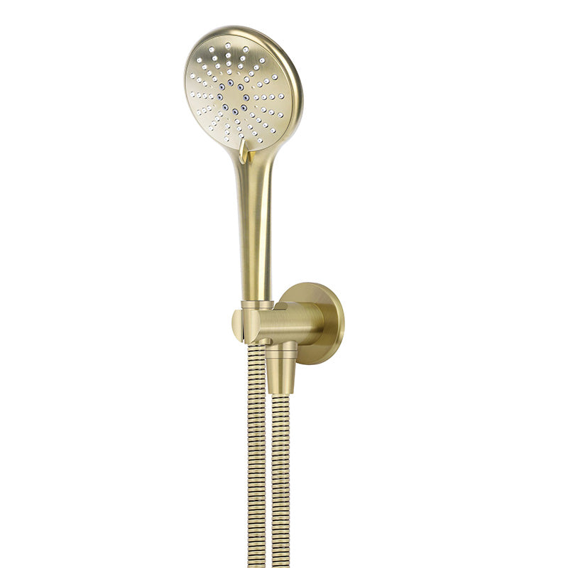 K　③ TIGER BRONZE ROUND THREE FUNCTION HAND SHOWER ON FIXED BRACKET — Mandk