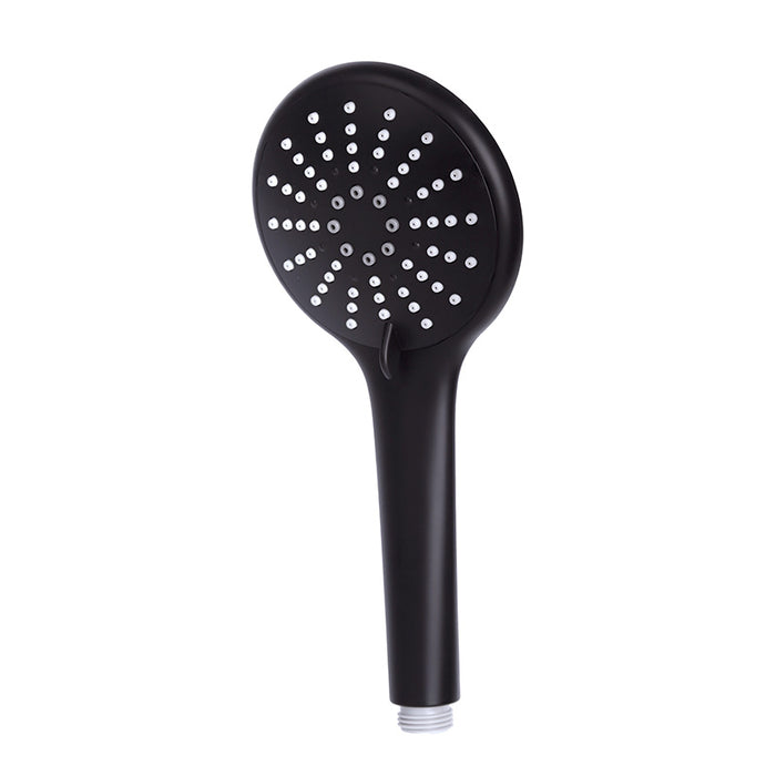 MATTE BLACK ROUND HAND SHOWER WITH THREE FUNCTION