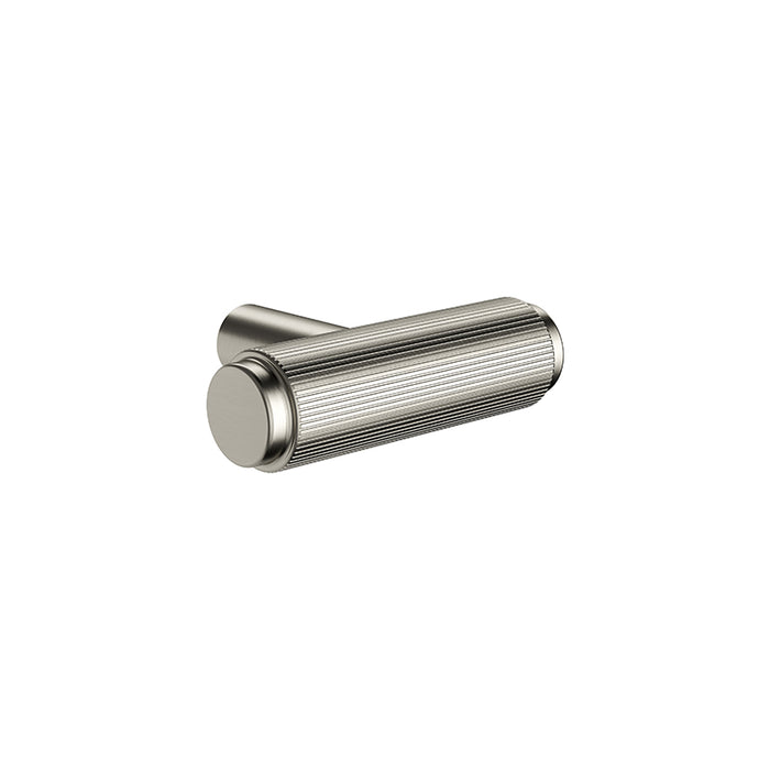 BRUSHED NICKEL ÖPPEN T-PULL CABINET HANDLE (LINEAR KNURLED)