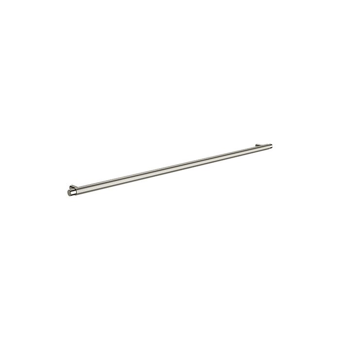 BRUSHED NICKEL ÖPPEN ROUND PULL 520MM CABINET HANDLE (LINEAR KNURLED)