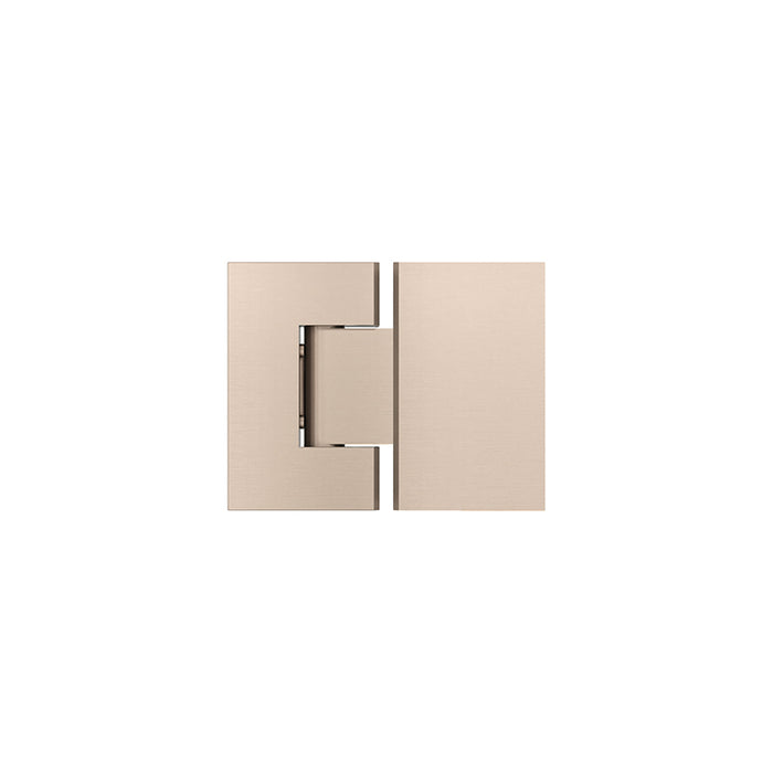 CHAMPAGNE GLASS TO GLASS DOOR HINGE