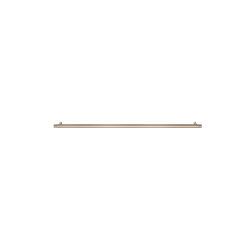 CHAMPAGNE ÖPPEN ROUND PULL 520MM CABINET HANDLE (LINEAR KNURLED)