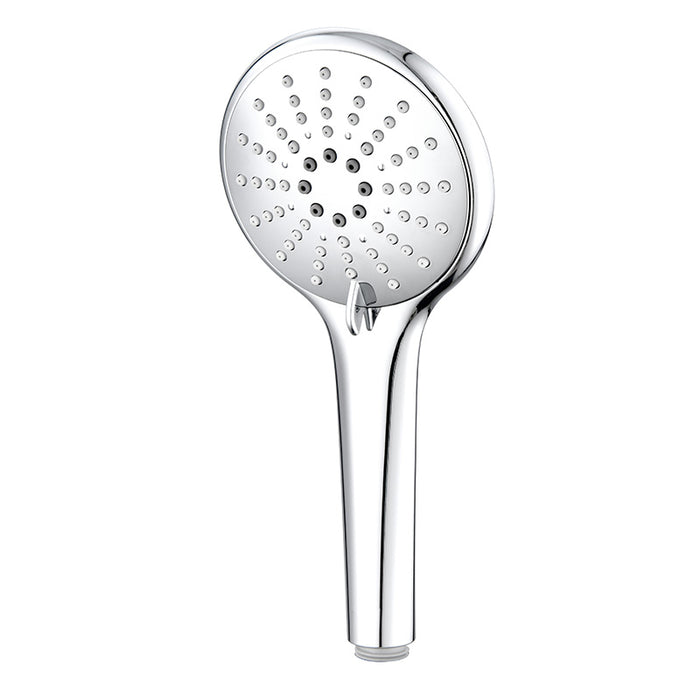 POLISHED CHROME ROUND HAND SHOWER WITH THREE FUNCTION