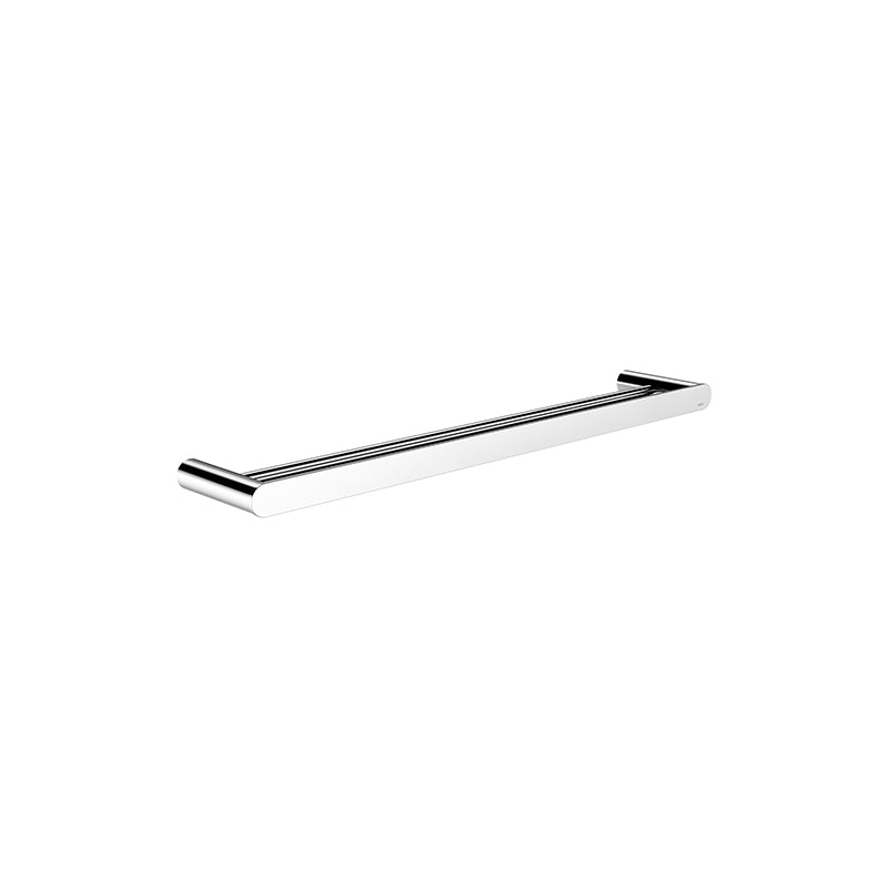 CHROME CURVAE DOUBLE TOWEL RAIL 600MM