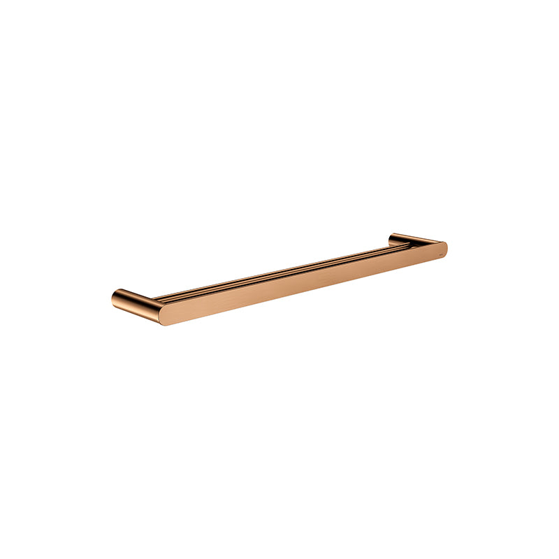 LUSTRE BRONZE CURVAE DOUBLE TOWEL RAIL 600MM