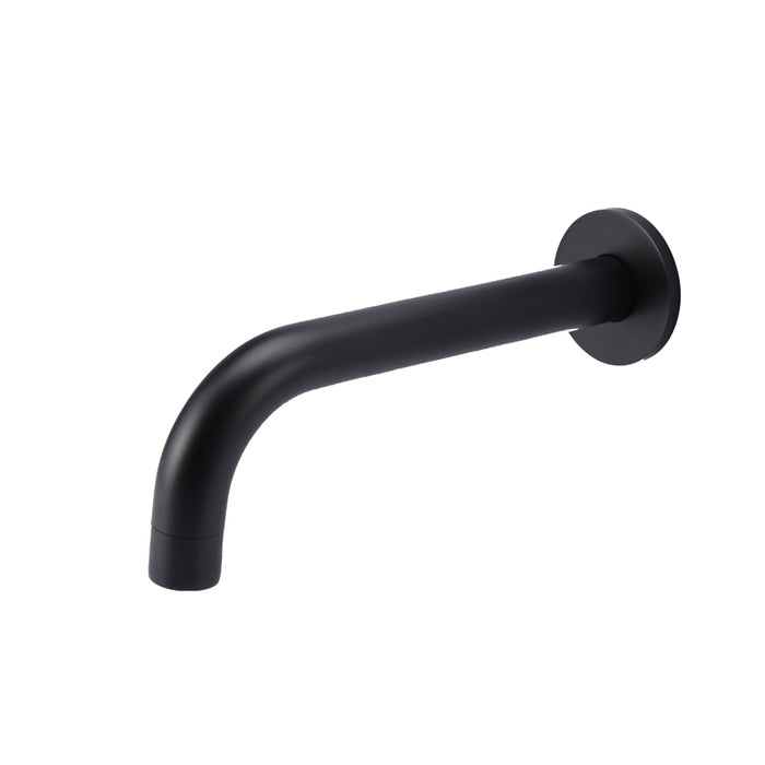 MATT BLACK ROUND CURVED SPOUT