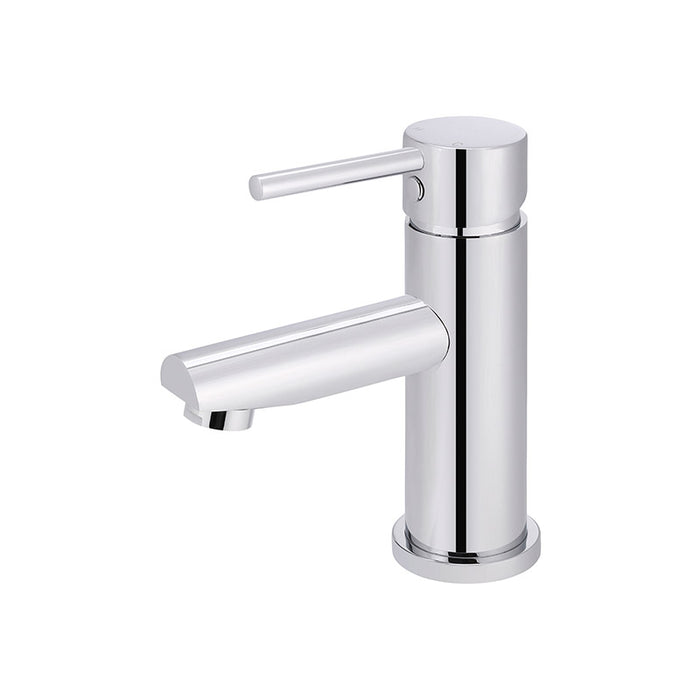 CHROME ROUND BASIN MIXER