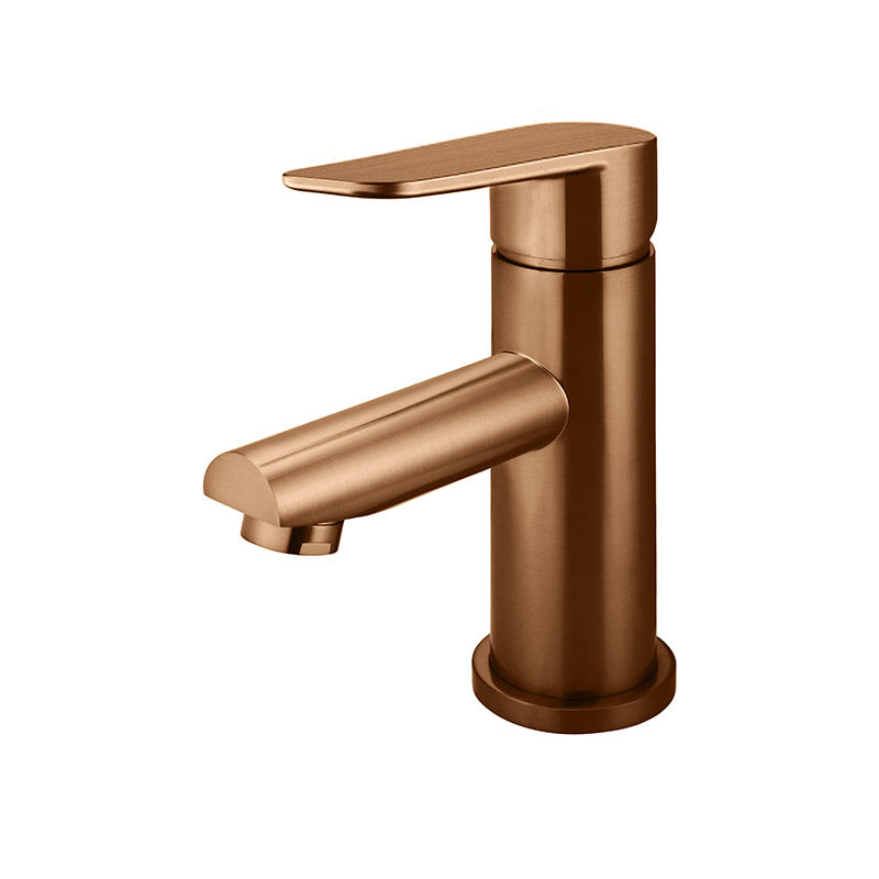 LUSTRE BRONZE ROUND PADDLE BASIN MIXER