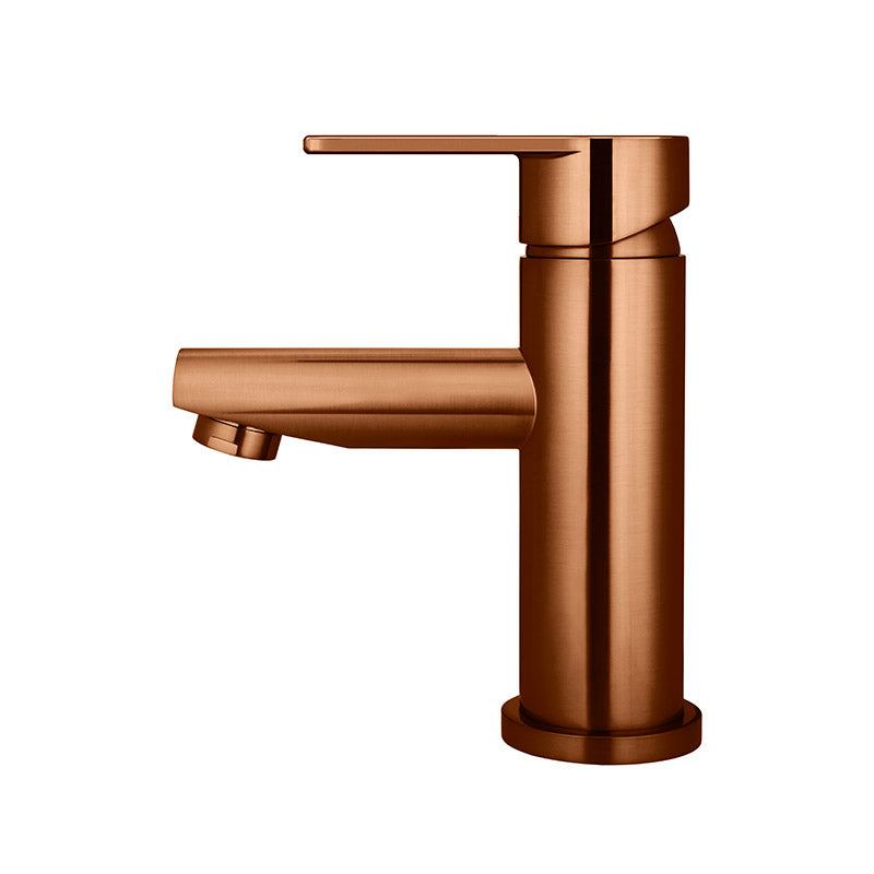 LUSTRE BRONZE ROUND PADDLE BASIN MIXER