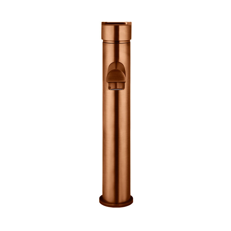 LUSTRE BRONZE ROUND PADDLE TALL BASIN MIXER