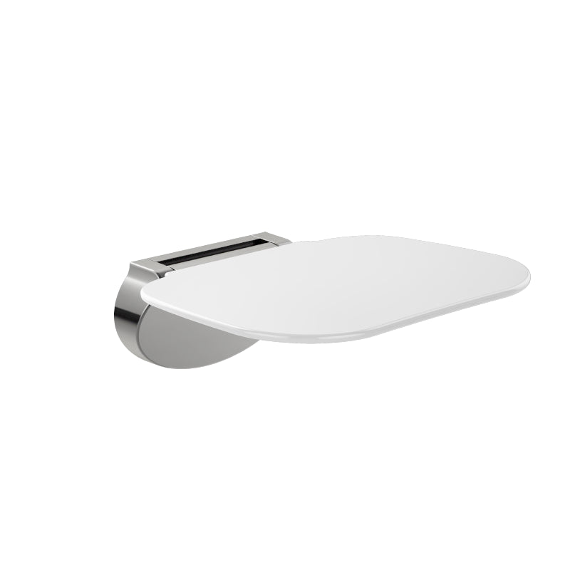 BRUSHED NICKEL CARE RANGE SHOWER SEAT
