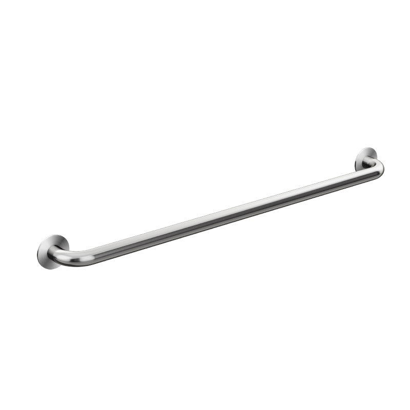 BRUSHED NICKEL CARE RANGE STRAIGHT GRAB BAR RAIL 900MM