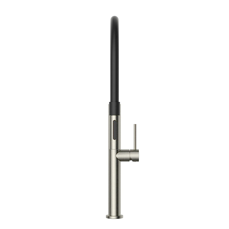BRUSHED NICKEL PULL DOWN KITCHEN MIXER WITH MAGNETIC DOCK
