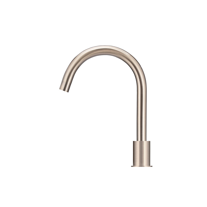 CHAMPAGNE ROUND HOB MOUNTED SWIVEL SPOUT