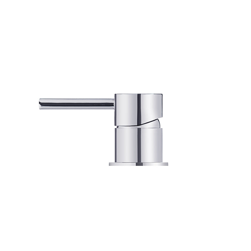 POLISHED CHROME ROUND DECK MIXER