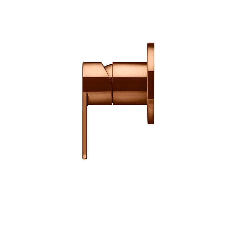LUSTRE BRONZE ROUND WALL PADDLE HANDLE MIXER