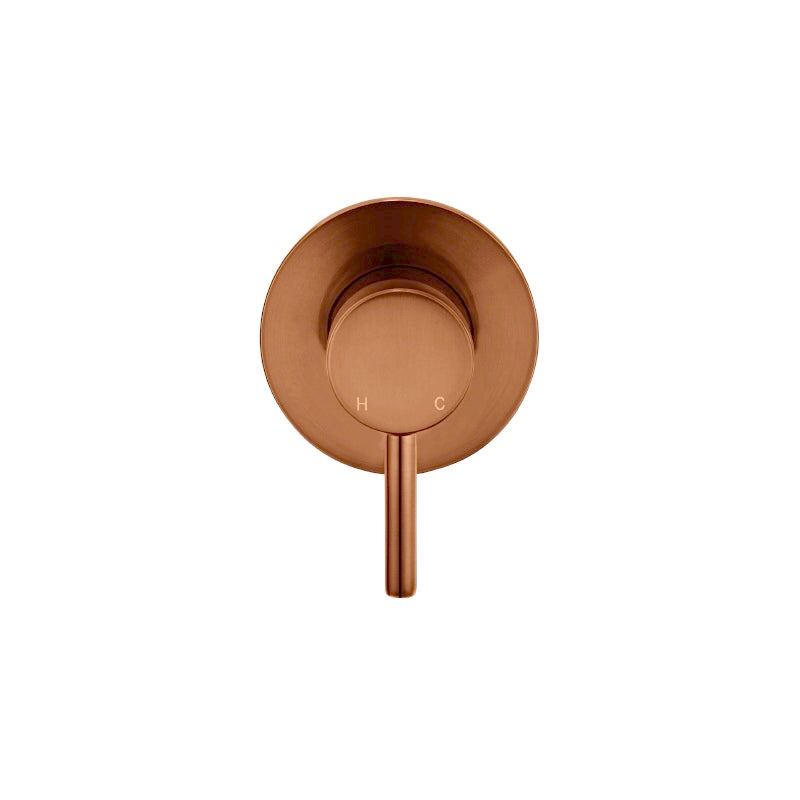 LUSTRE BRONZE ROUND WALL MIXER SHORT PIN-LEVER