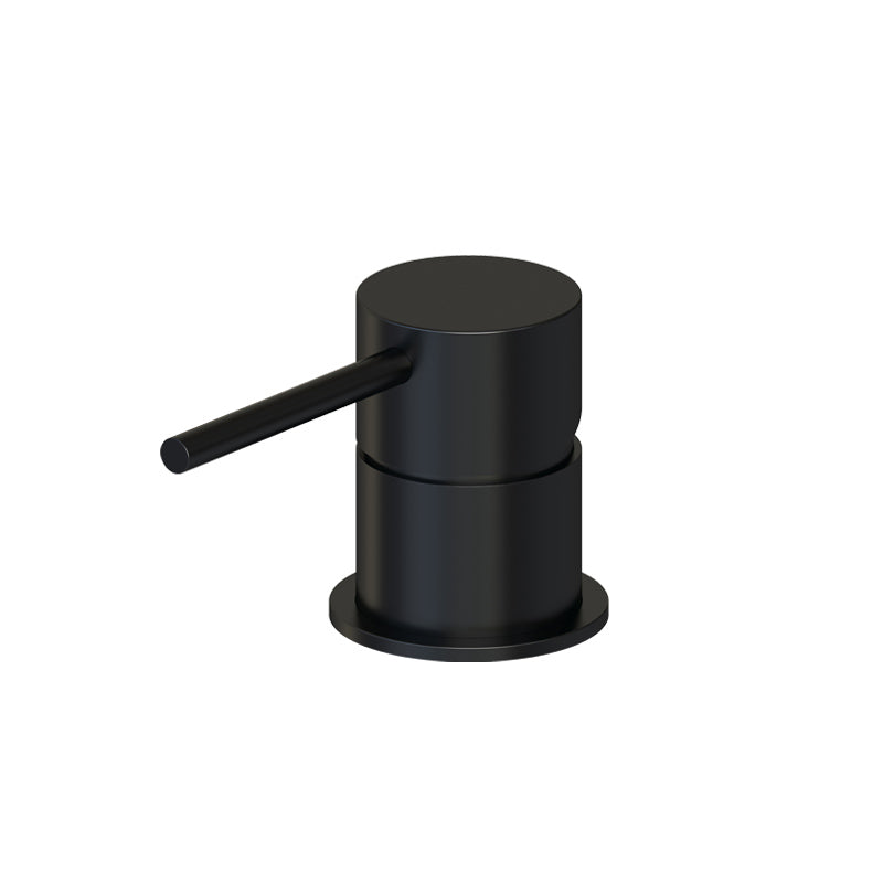 MATTE BLACK ROUND DECK MIXER