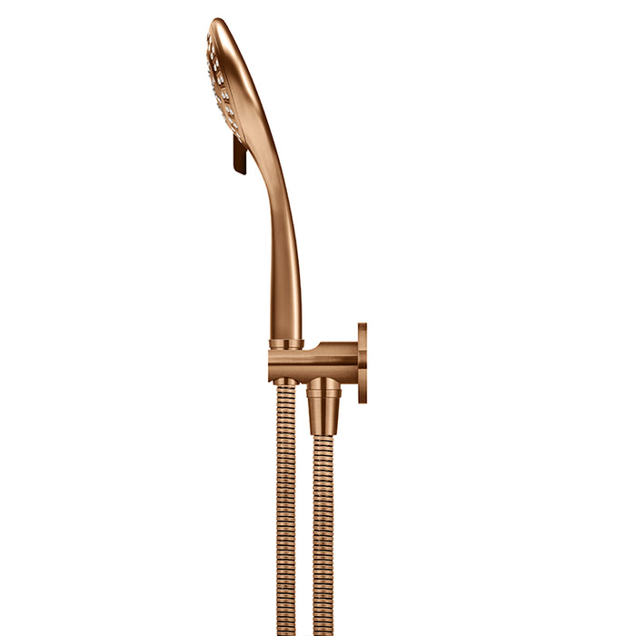 LUSTRE BRONZE ROUND THREE FUNCTION HAND SHOWER ON FIXED BRACKET