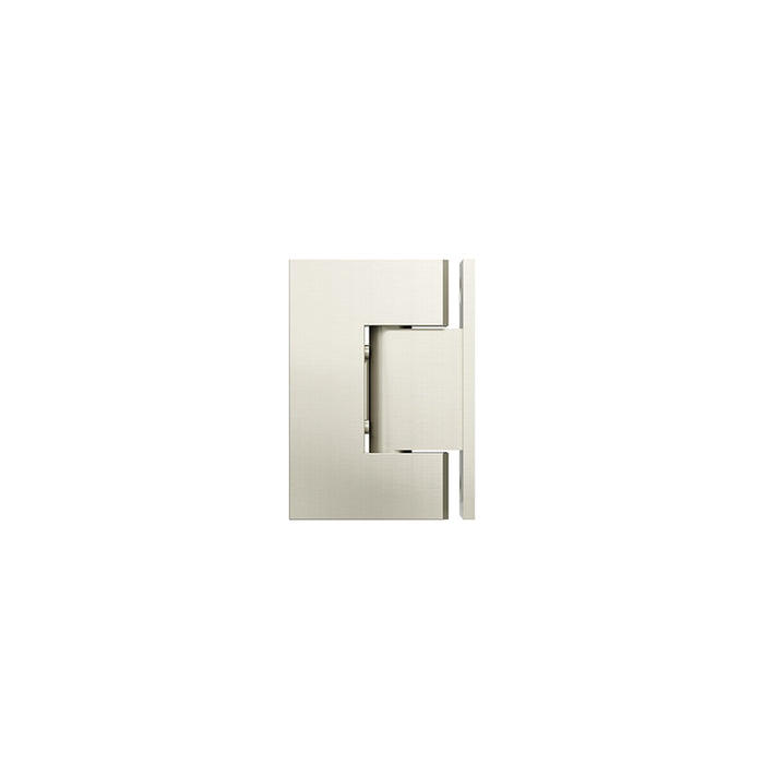 BRUSHED NICKEL GLASS TO WALL DOOR HINGE