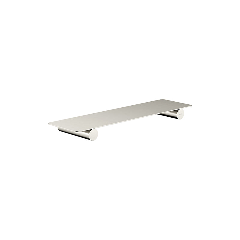 BRUSHED NICKEL CURVAE SHOWER SHELF 400MM