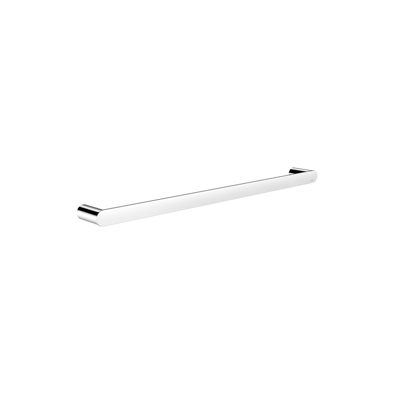 CHROME CURVAE SINGLE TOWEL RAIL 600MM