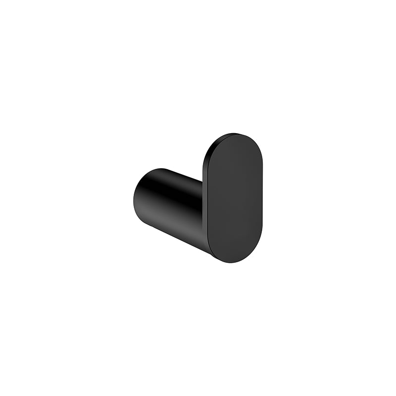 MATTE BLACK CURVAE SINGLE ROBE HOOK