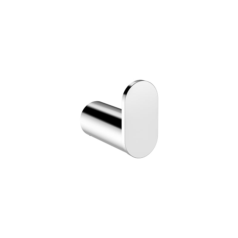CHROME CURVAE SINGLE ROBE HOOK