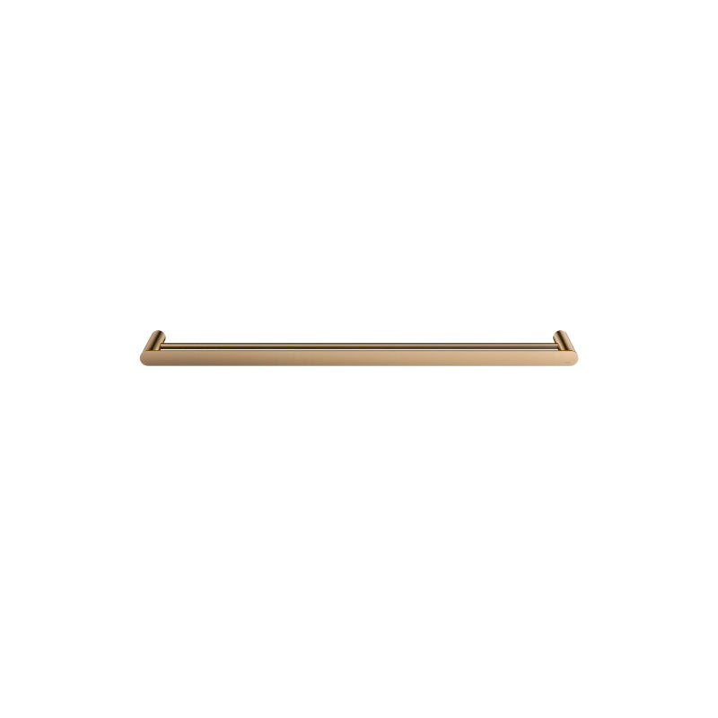 LUSTRE BRONZE CURVAE DOUBLE TOWEL RAIL 800MM