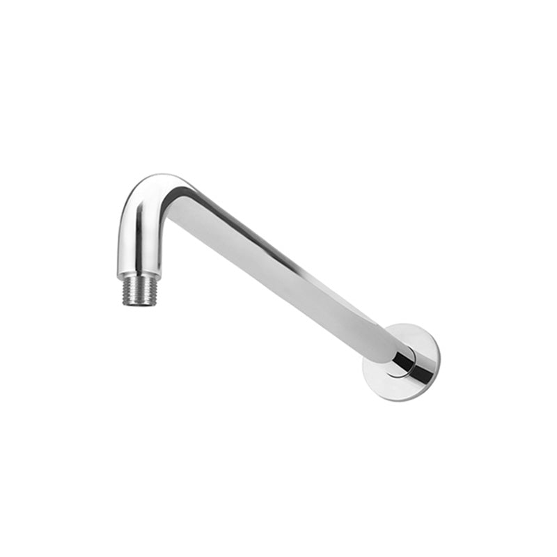 POLISHED CHROME WALL CURVED SHOWER ARM 400MM