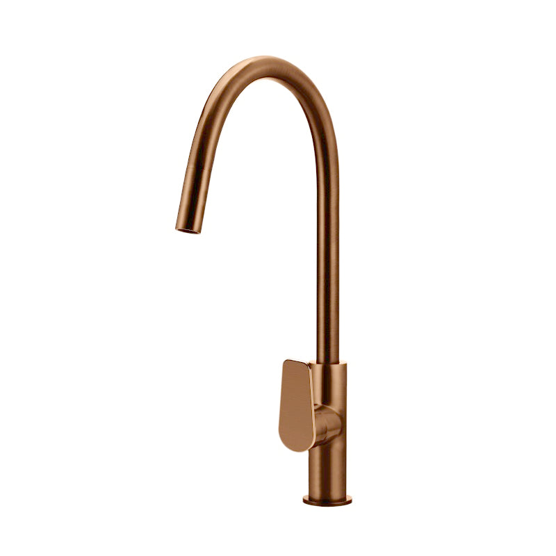 LUSTRE BRONZE ROUND ROUND PADDLE PICCOLA PULL OUT KITCHEN MIXER TAP
