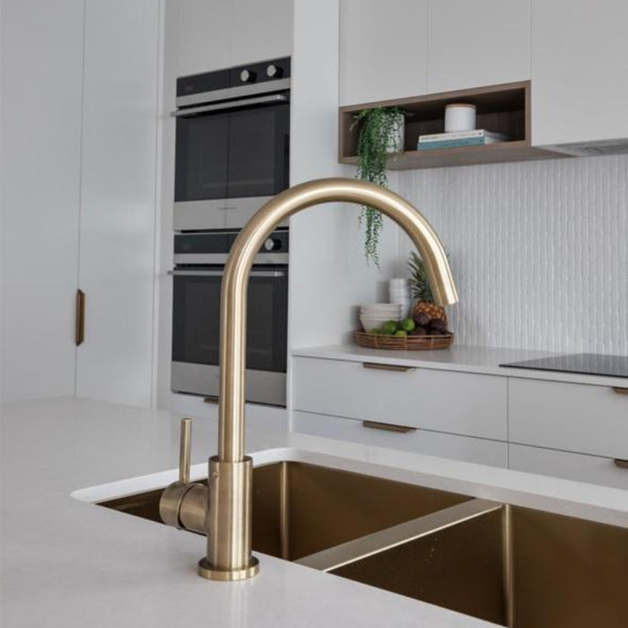 TIGER BRONZE ROUND KITCHEN MIXER TAP