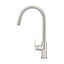 PVD BRUSHED NICKEL ROUND ROUND PADDLE PICCOLA PULL OUT KITCHEN MIXER TAP
