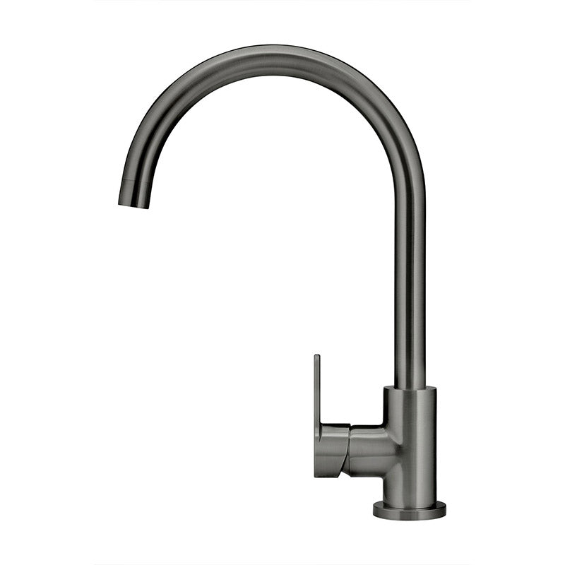 SHADOW ROUND KITCHEN MIXER TAP WITH PADDLE HANDLE