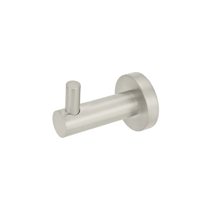 BRUSHED NICKEL ROUND ROBE HOOK