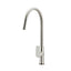 PVD BRUSHED NICKEL ROUND ROUND PADDLE PICCOLA PULL OUT KITCHEN MIXER TAP