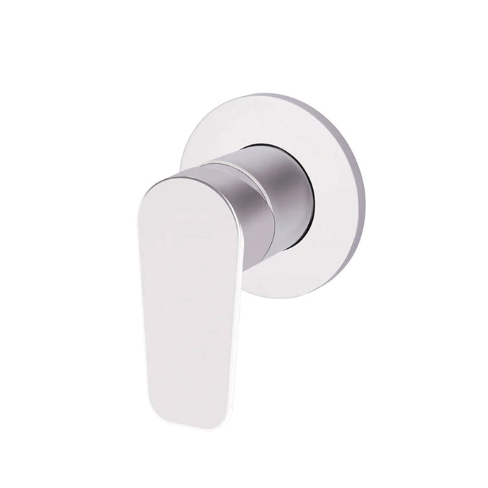 CHROME ROUND PADDLE WALL MIXER