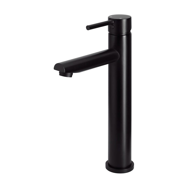MATT BLACK ROUND TALL BASIN MIXER
