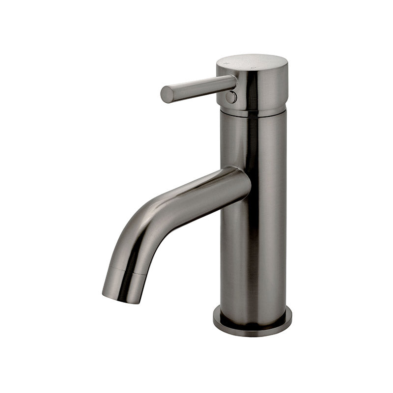 SHADOW ROUND BASIN MIXER CURVED