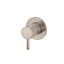 CHAMPAGNE ROUND WALL MIXER SHORT PIN-LEVER