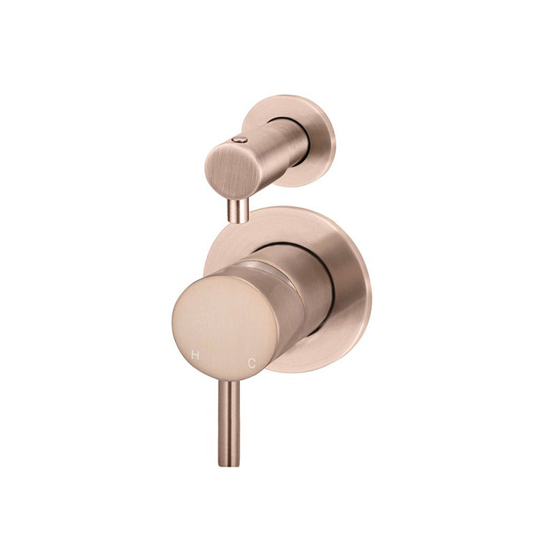 CHAMPAGNE ROUND DIVERTER MIXER