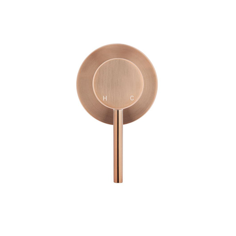 CHAMPAGNE ROUND WALL MIXER