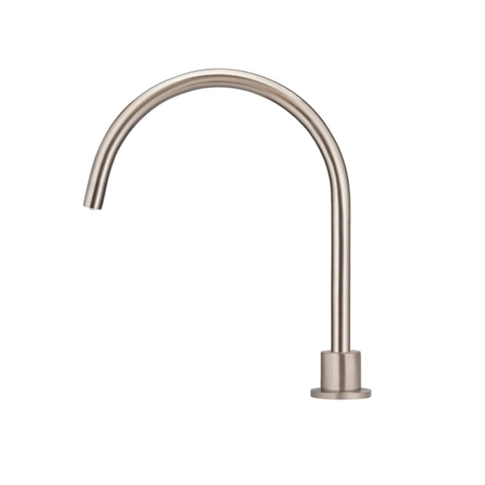 CHAMPAGNE ROUND HIGH-RISE SWIVEL HOB SPOUT