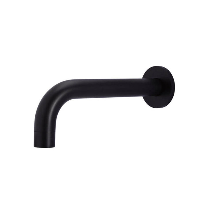 MATT BLACK ROUND CURVED SPOUT