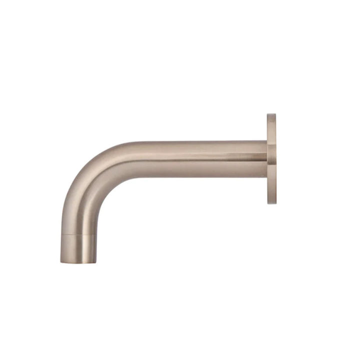 CHAMPAGNE ROUND CURVED SPOUT 130MM