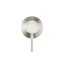 PVD BRUSHED NICKEL ROUND WALL MIXER