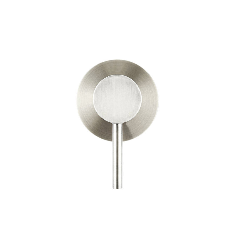 BRUSHED NICKEL ROUND WALL MIXER