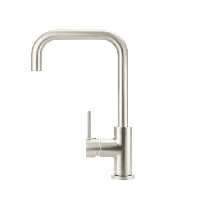 BRUSHED NICKEL ROUND KITCHEN MIXER TAP (MK02)